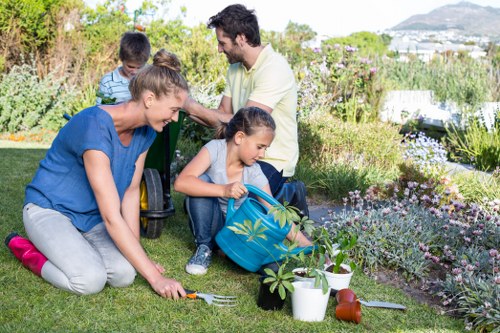 Local transfer station handling landscaping waste for recycling